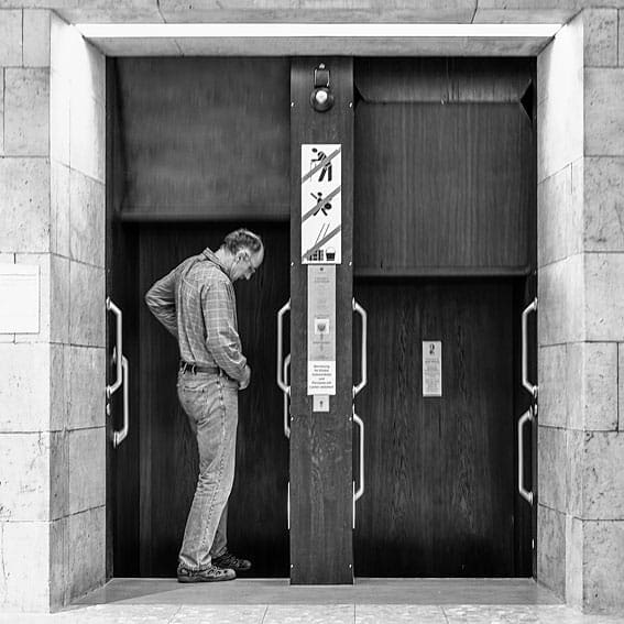 Paternoster lift