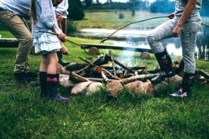 family camping trip