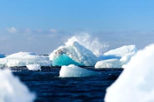 melting sea ice
