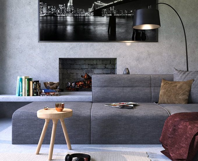 fashionable living